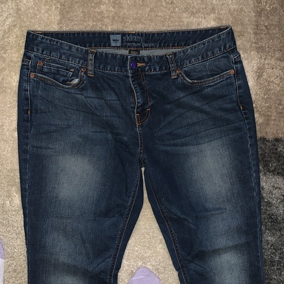 Ladies Mossimo skinny denim jeans.  14 S Fit 4 - Picture 3 of 7